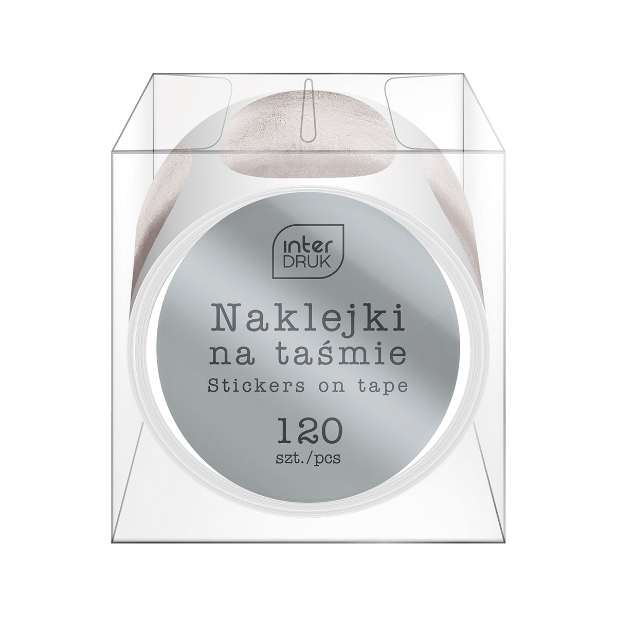 Naklejka (nalepka) Interdruk GLAM na taśmie (120szt)