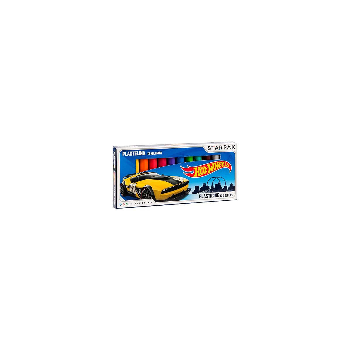 Plastelina Starpak 12 kol. Hot Wheels mix (337501)