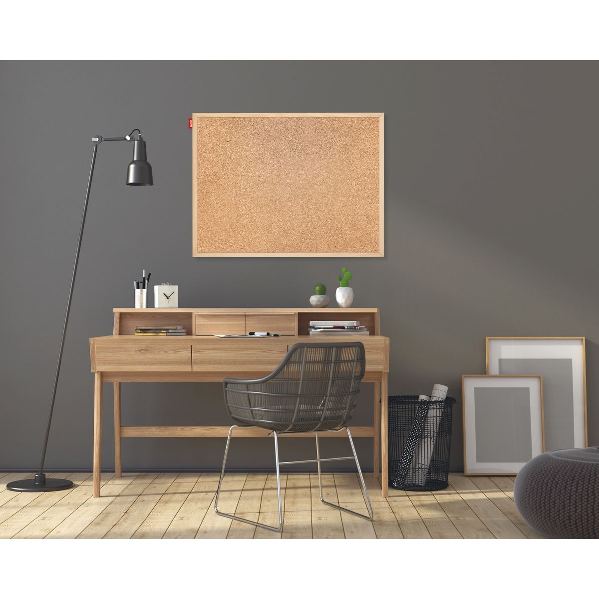 Tablica korkowa Memoboards w drewnianej ramie [mm:] 500x400 (TC54)
