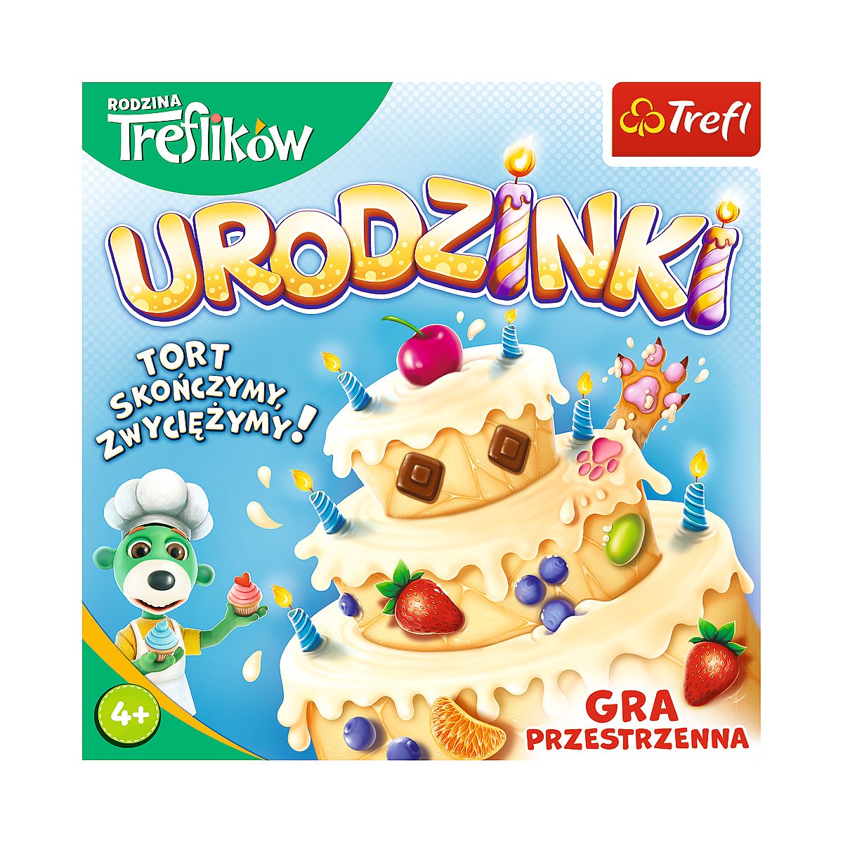 Gra edukacyjna Trefl Urodzinki z Rodziną Treflików Urodzinki Rodzina Treflików (02065)