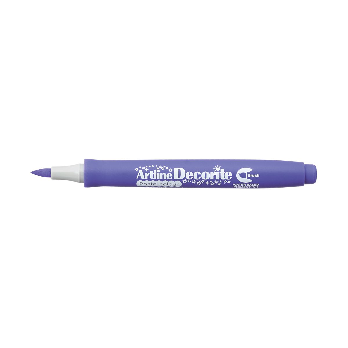 Marker specjalistyczny Artline pastelowy decorite fioletowy pędzelek końcówka (AR-035 6 4)