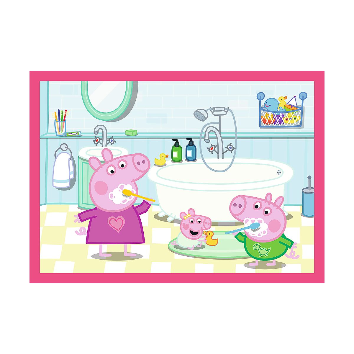 Puzzle Peppa uwielbia przygody 4w1 el. Trefl (34672)