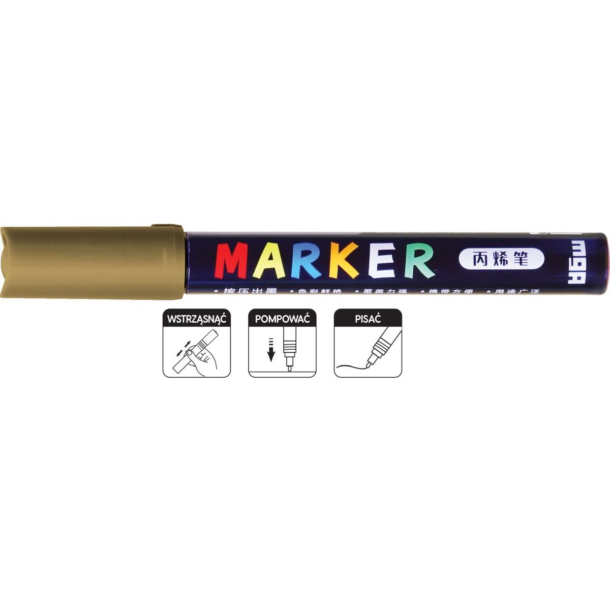 Marker specjalistyczny Happy Color, mix 1-2mm (MG APLD180)