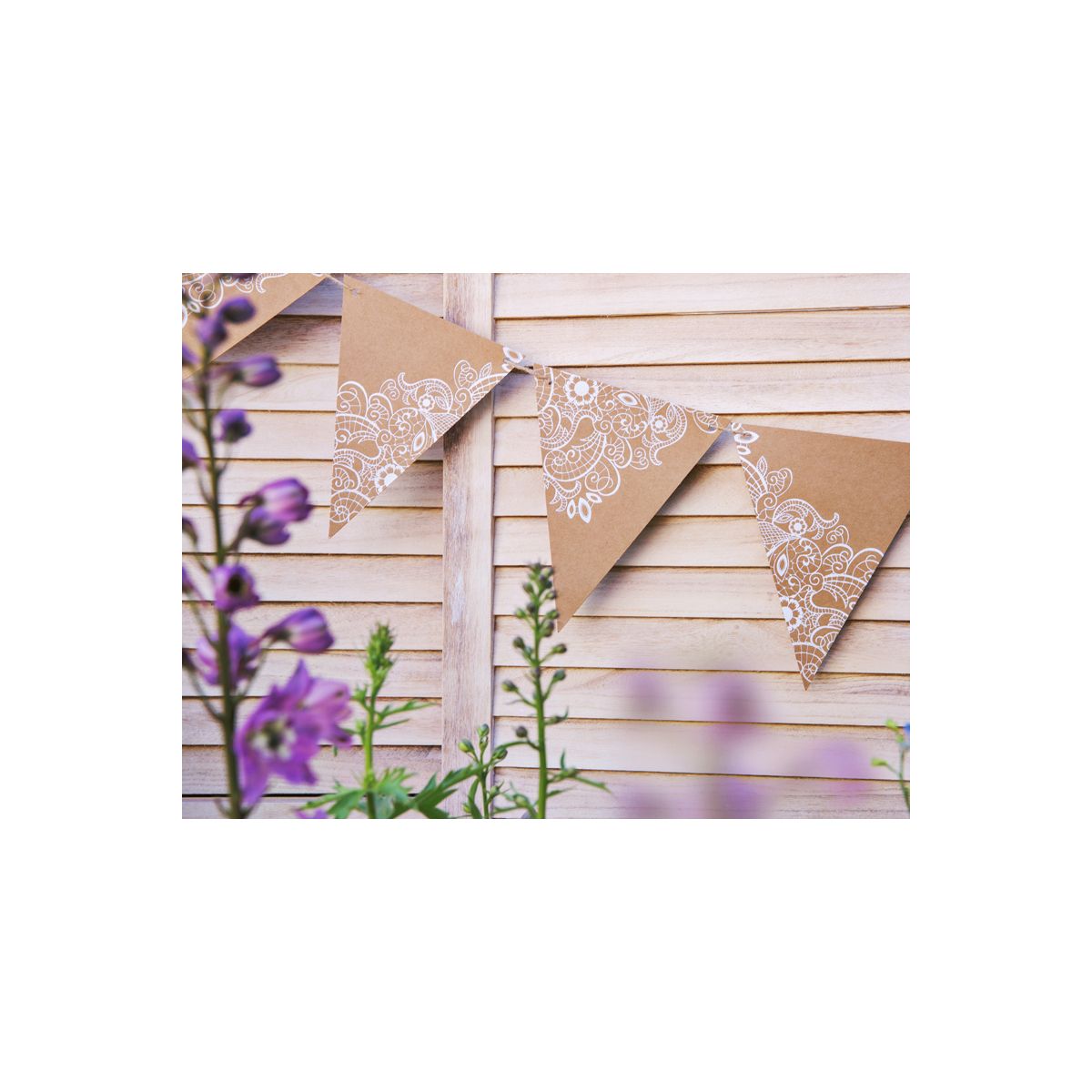 Girlanda Partydeco Flagietki, kraft, 2,1 m (FLG17)