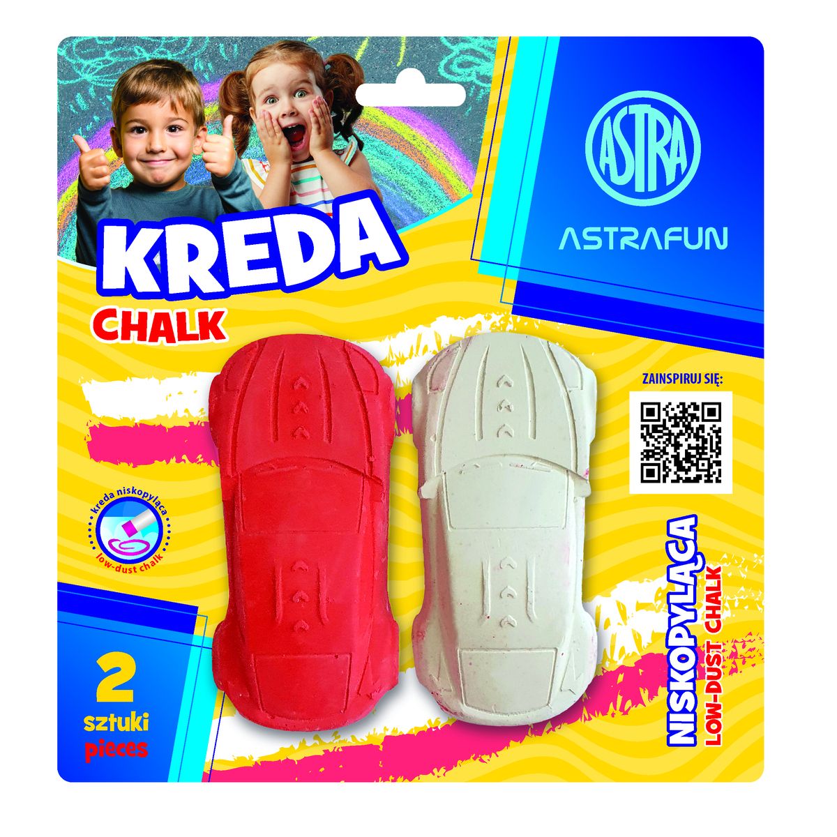 Kreda Astra Fun samochody kolor: mix (330022009)