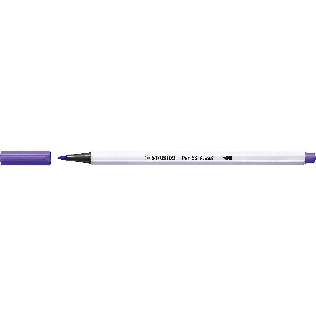 Flamaster Stabilo Pen 68 brush fioletowy 1 kol. (568/55)