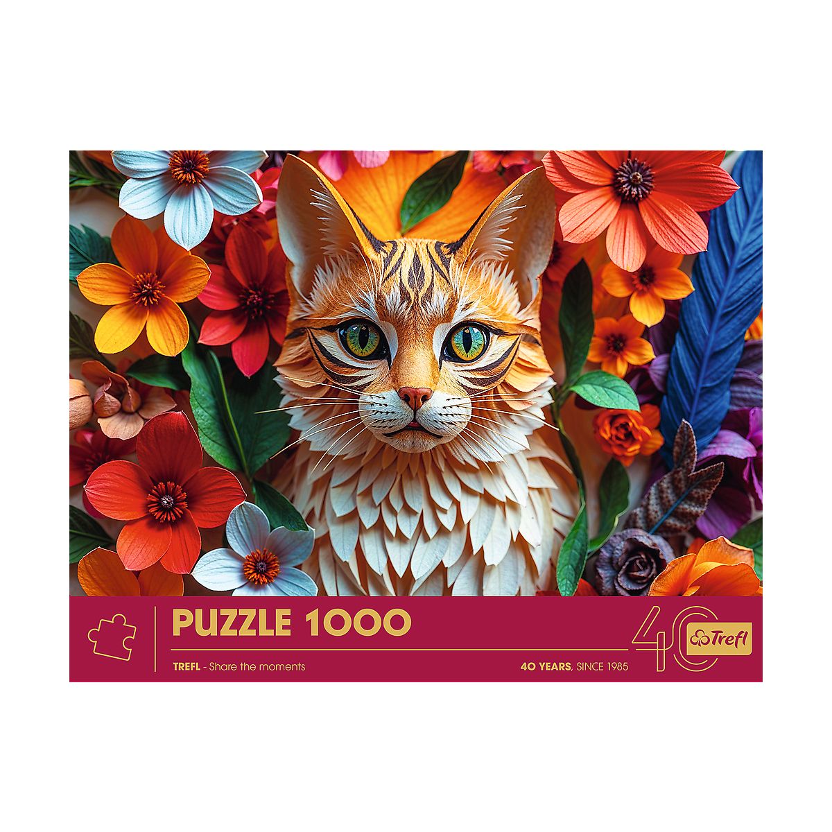 Puzzle JUbileusz kot 1000 el. Trefl (40040)