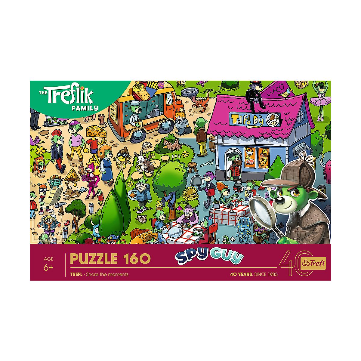 Puzzle Trefliki celebrują 160 el. Trefl (40052)