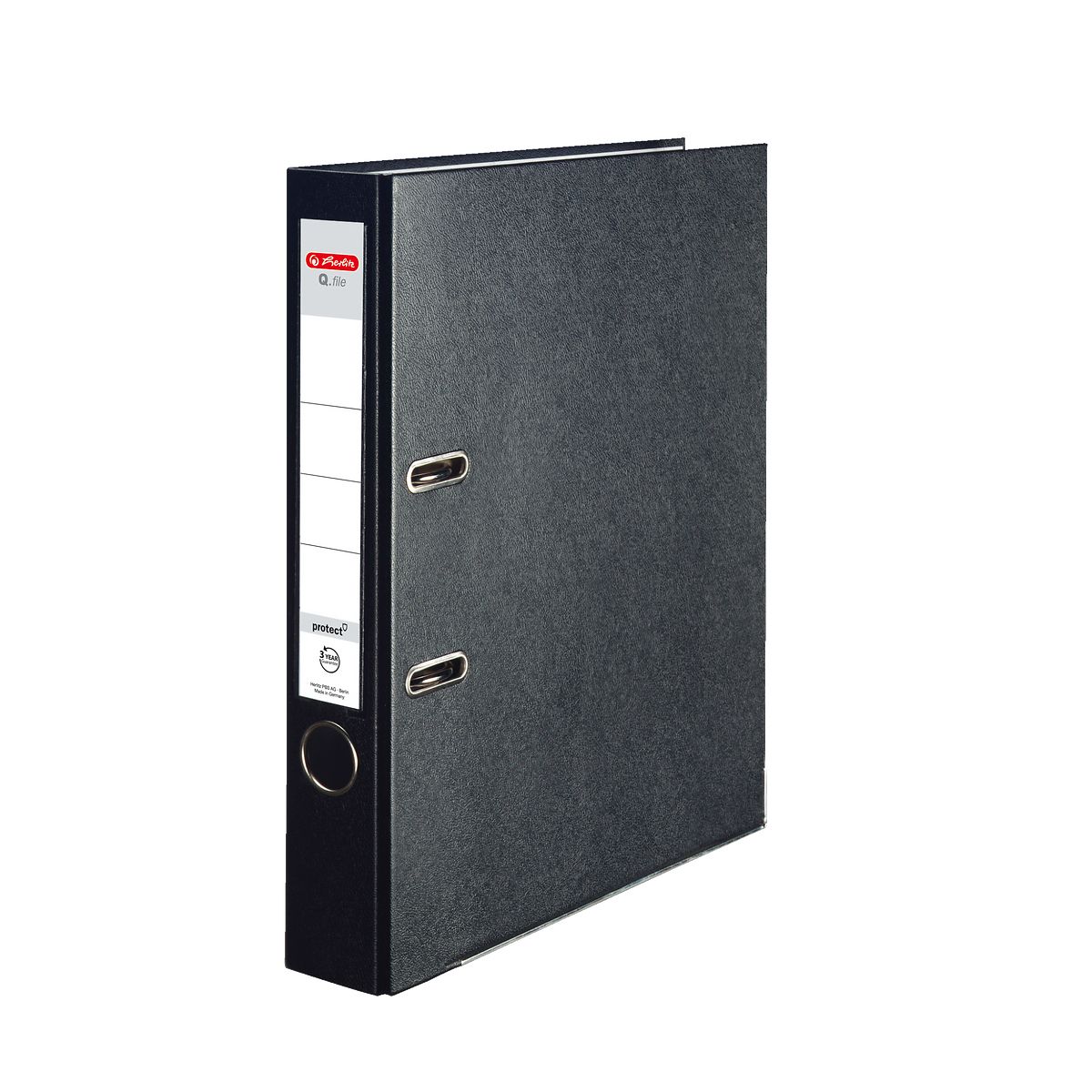 Segregator dźwigniowy Q. file Standard 0011167467 A4 50mm czarny Herlitz (300003088)