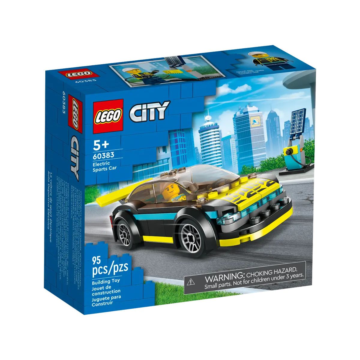 Klocki konstrukcyjne Lego City Elektryczny samochód sportowy (60383)