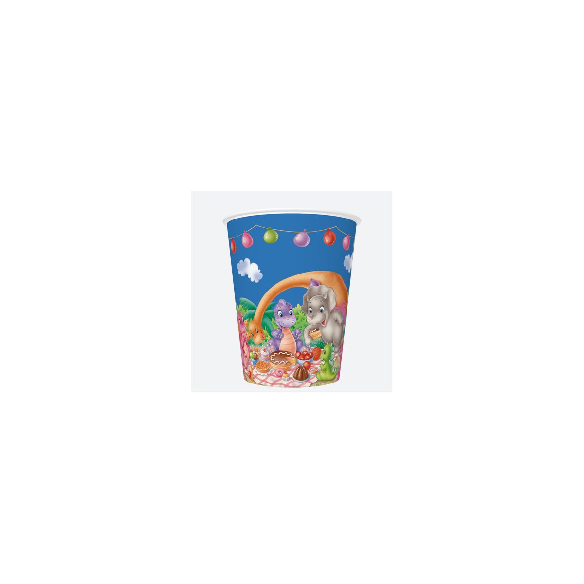 Kubek jednorazowy Pol-mak daisy papier 250ml (01)