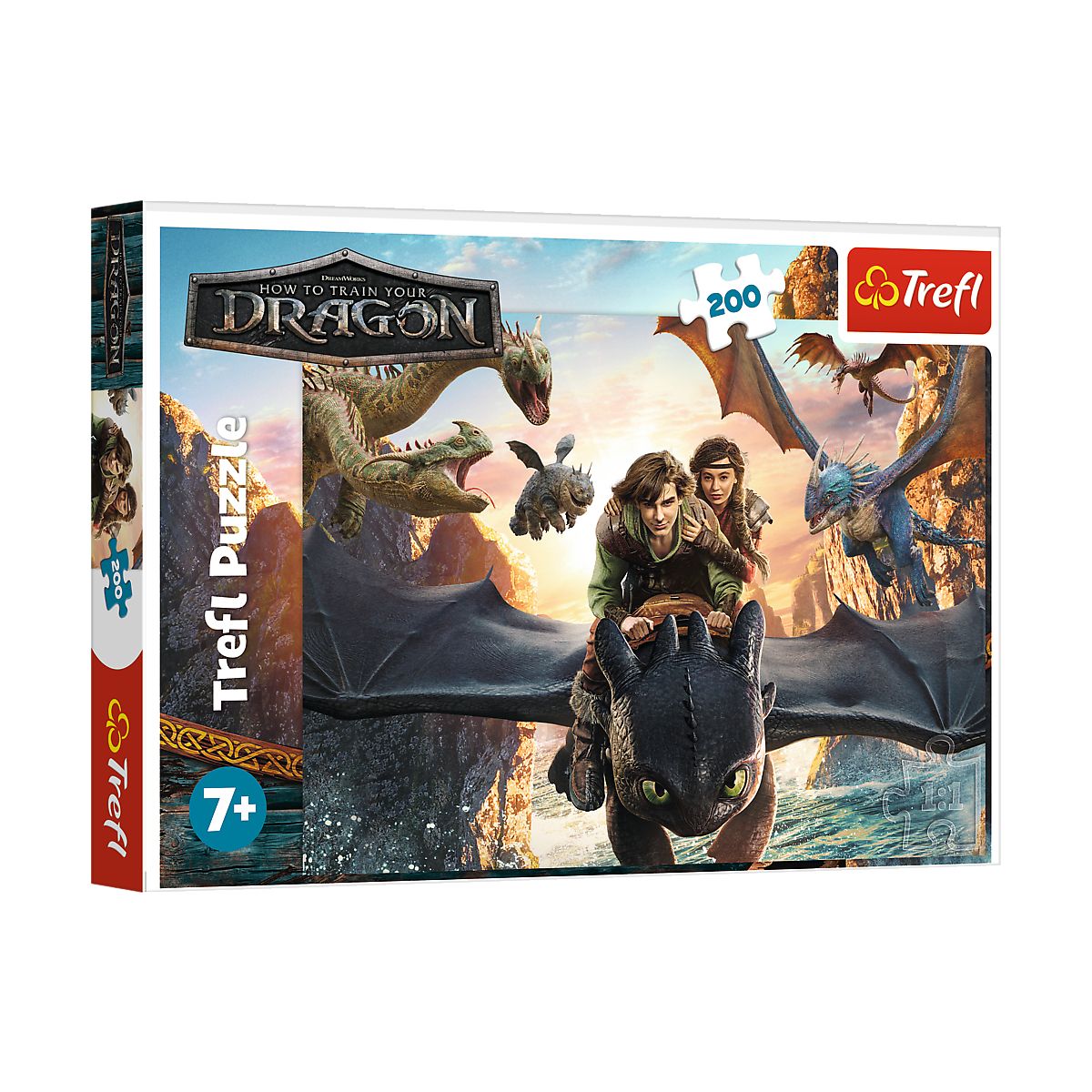 Puzzle Szczerbatek i przyjaciele 200 el. Trefl (13348)