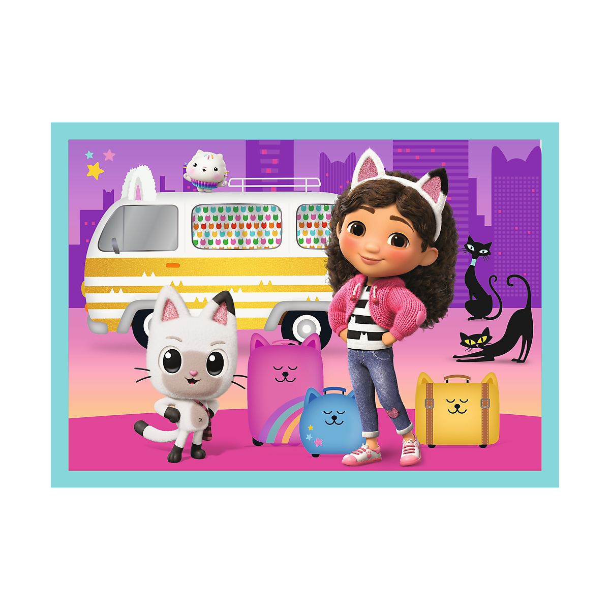 Puzzle Gabby Gabby great adventure 4w1 el. Trefl (34670)