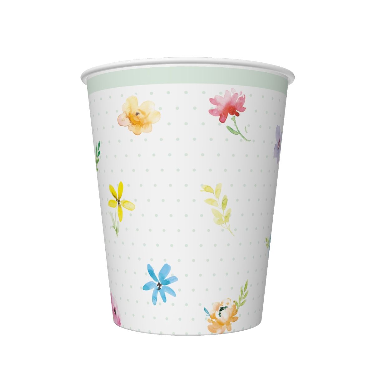 Kubek jednorazowy Pol-mak daisy papier 250ml (01)