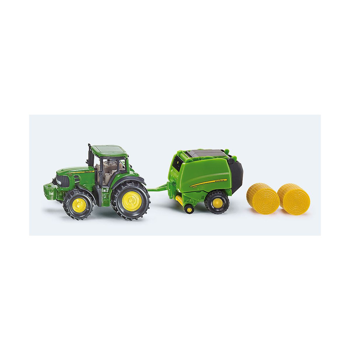 Traktor SIKU John Deere z prasą Farmer (S1665)