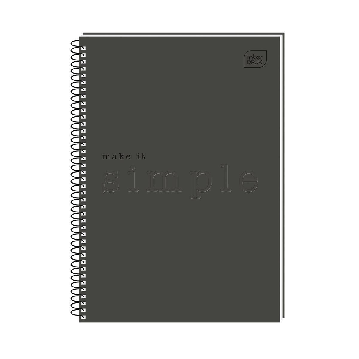Kołozeszyt (kołonotatnik) Interdruk SIMPLE 5902277314246 A5 50k. 70g krata
