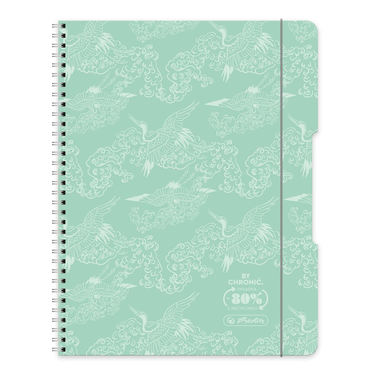 Kołozeszyt (kołobrulion) Herlitz ECO COLORS 9501452 A4 80k. kratka (400198742)