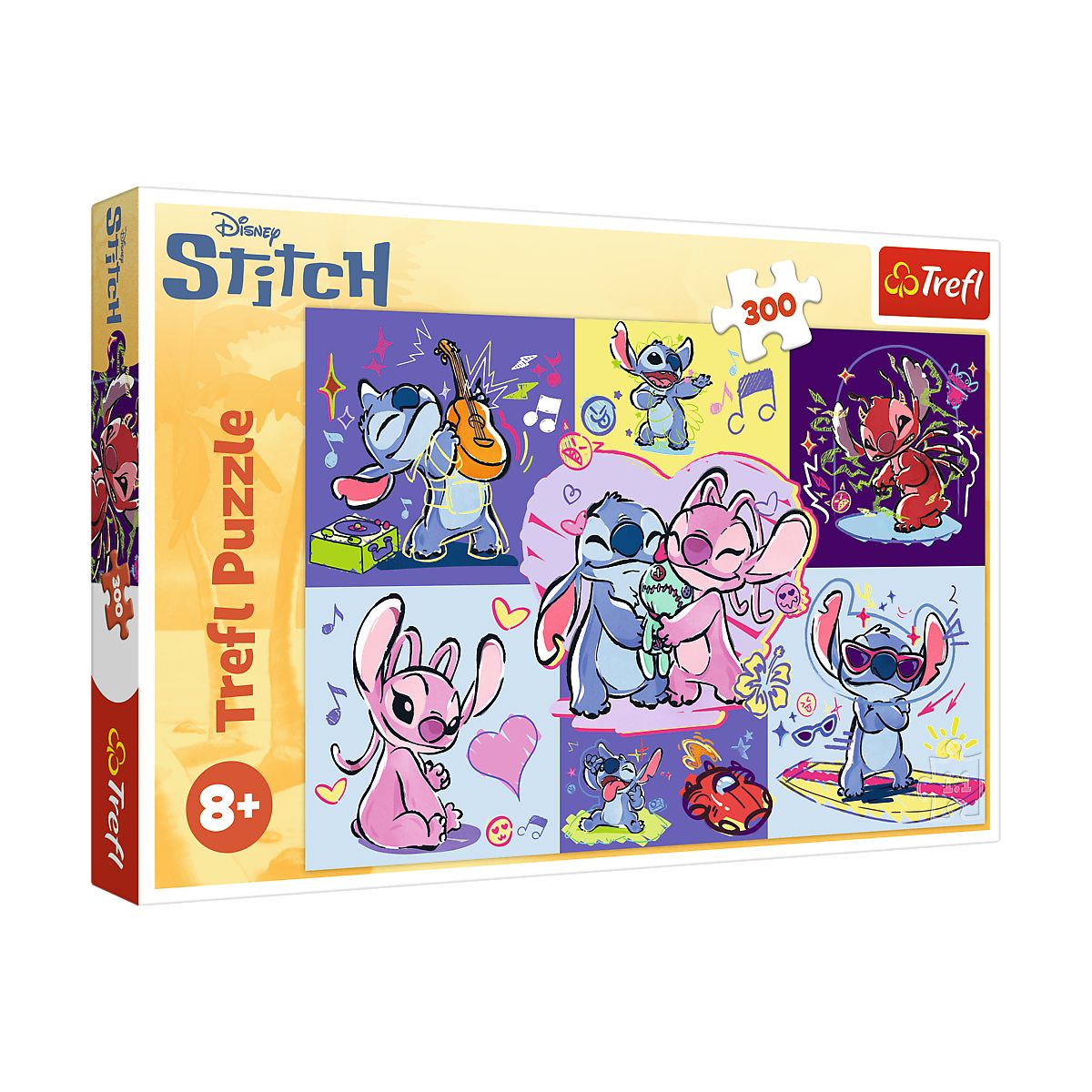 Puzzle Zakręcony Stitch 300 el. Trefl (23033)