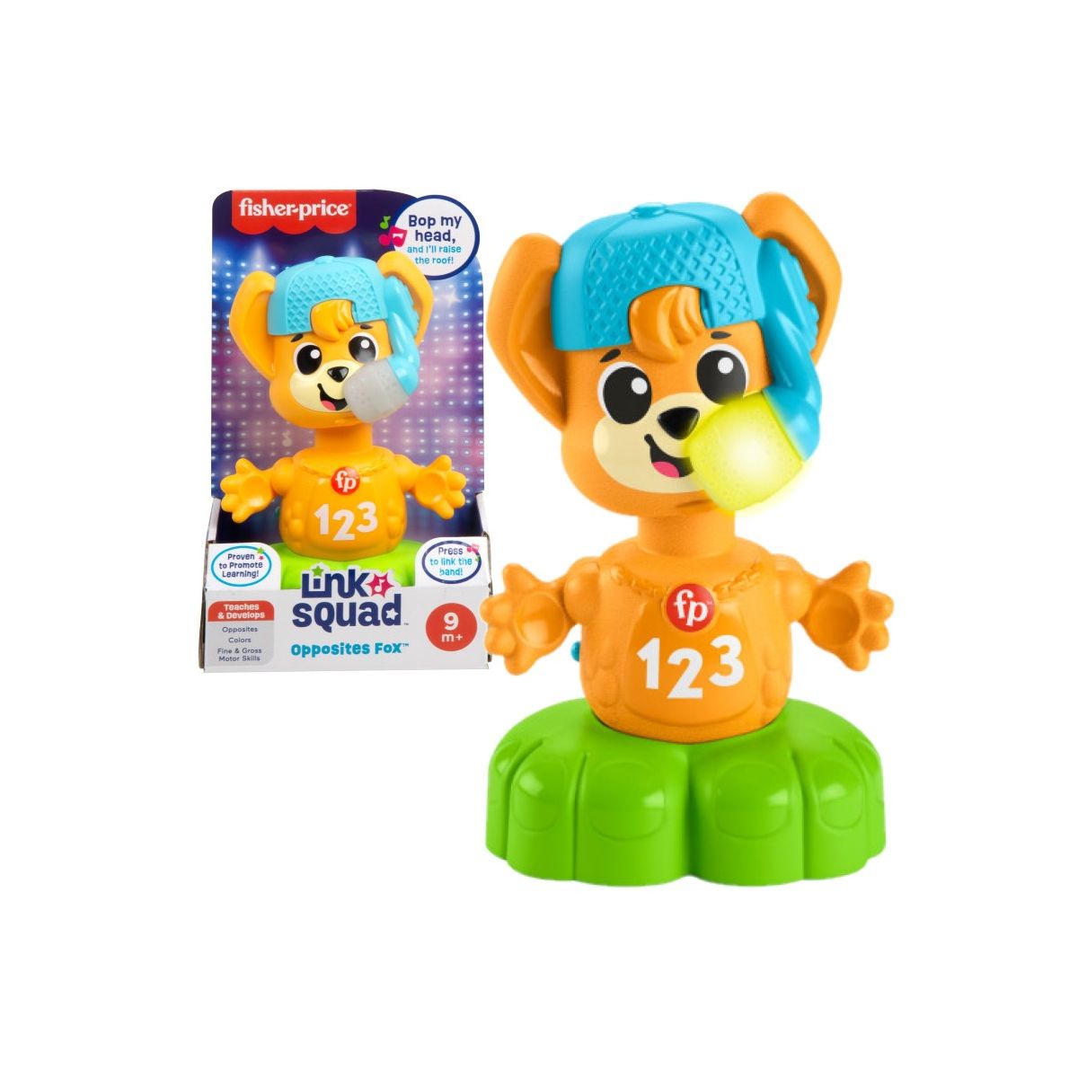 Zabawka edukacyjna Fisher Price LINK SQUAD LISEK MUZYCZNE PRZECIWIEŃSTWA (HYL37)