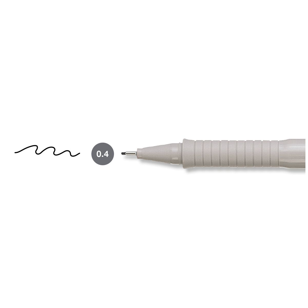 Cienkopis kreślarski Ecco Pigment czarny 0,4mm 1kol. Faber Castell (FC166499)