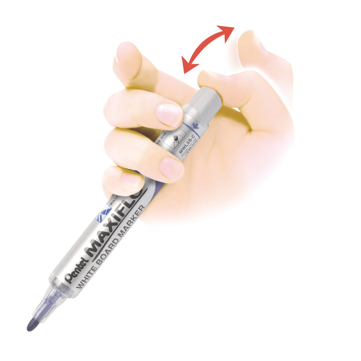 Marker suchościeralny Pentel niebieski 1,1-2,2mm okrągła końcówka