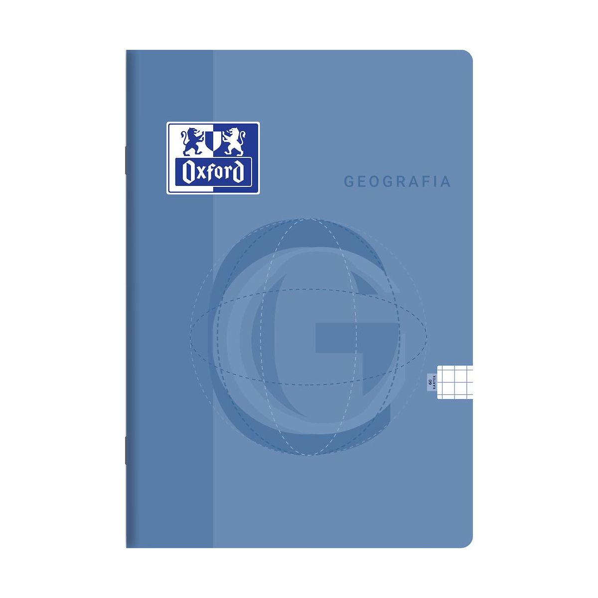 Zeszyt tematyczny geografia A5 60k. 90g krata Oxford (400175638)