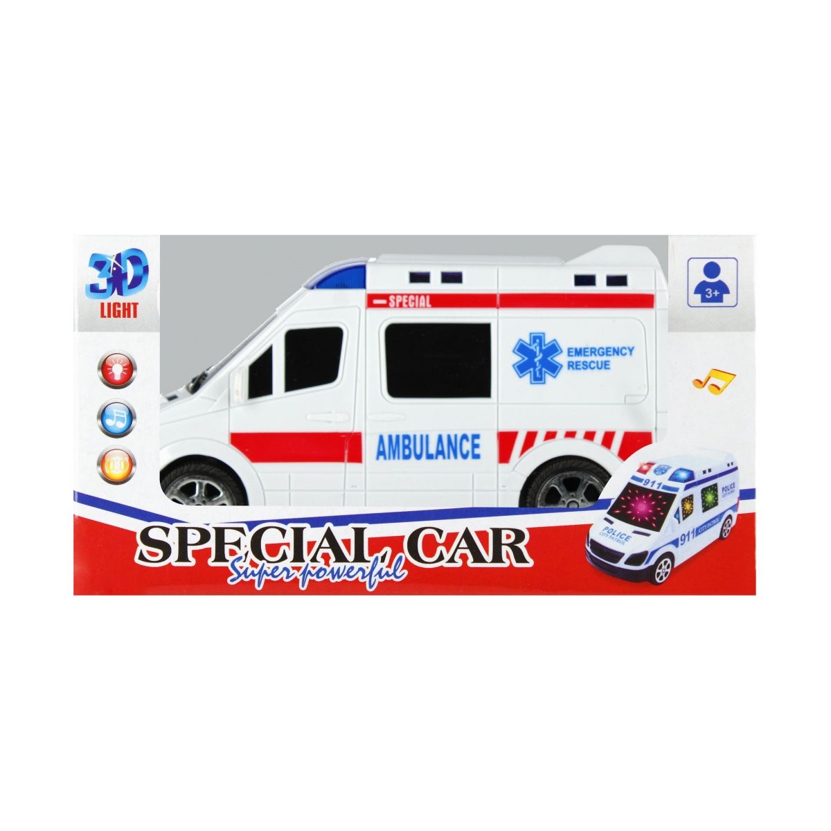 Ambulans Mega Creative 16cm na vaterie (524008)