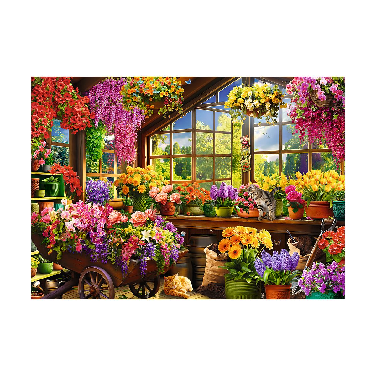 Puzzle Trefl Premium Plus Przygotowania do wiosny 1000 el. (10840)