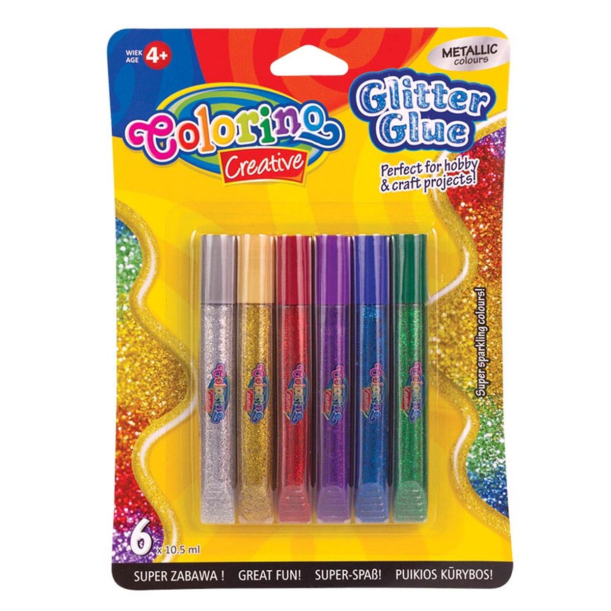 Klej w płynie Colorino Kids brokatowy 10,5ml Patio (68826)