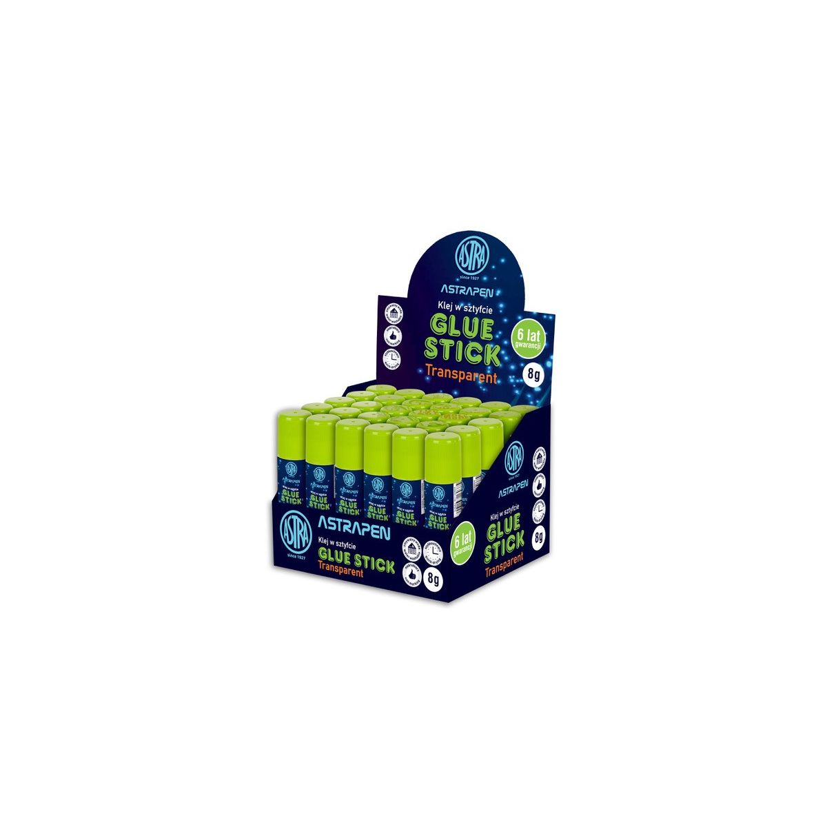 Klej w sztyfcie Transparent 8g Astra (401120004)