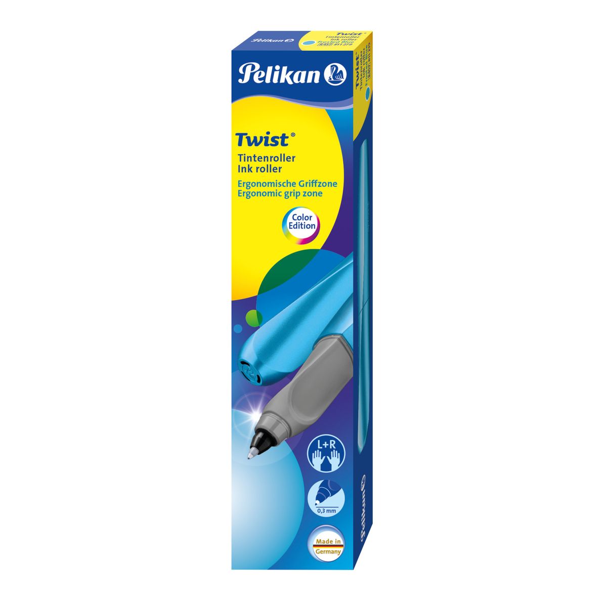 Pióro kulkowe Pelikan Twist Frosted Blue 811279 (100401662)