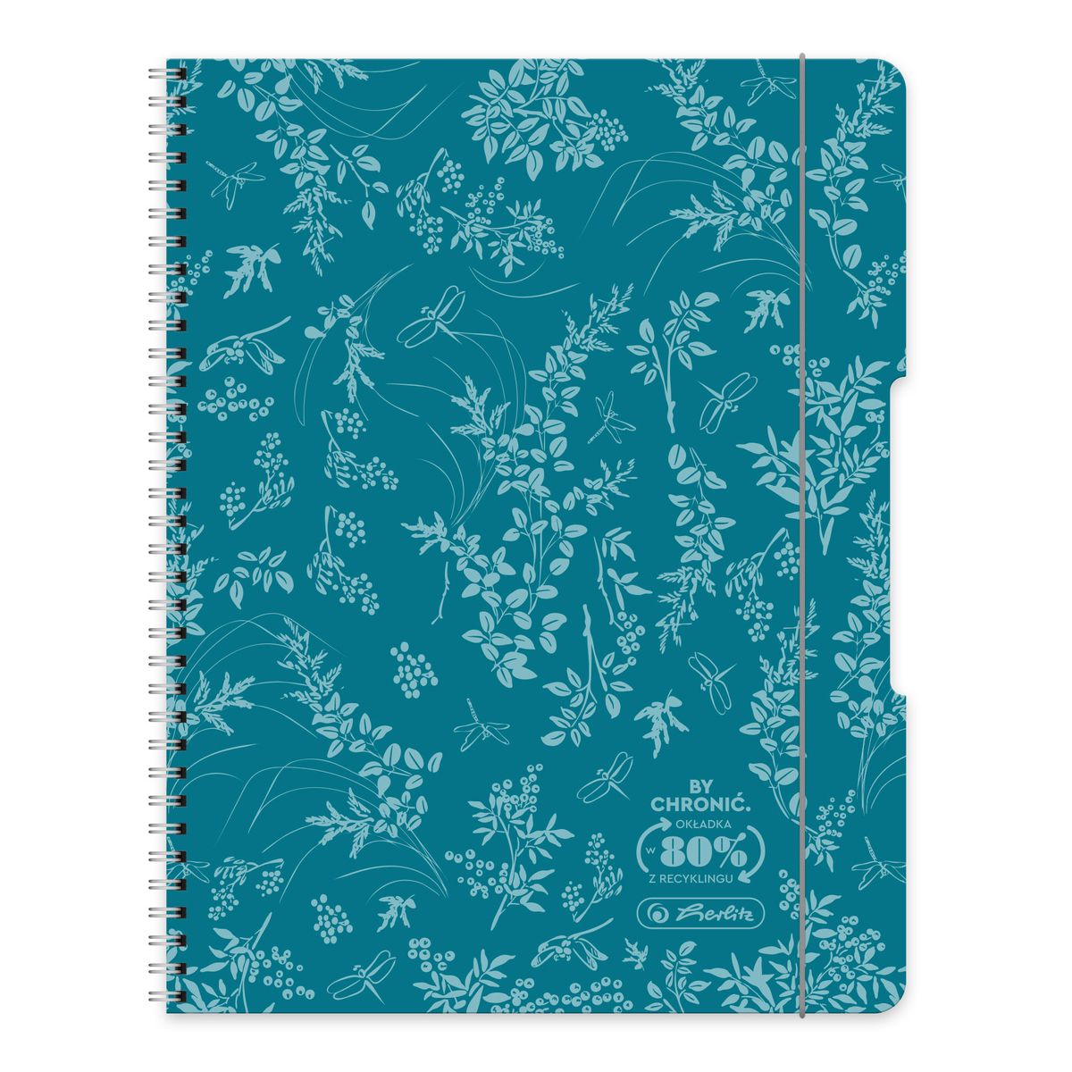 Kołozeszyt (kołobrulion) Herlitz ECO COLORS 9501452 A4 80k. kratka (400198742)
