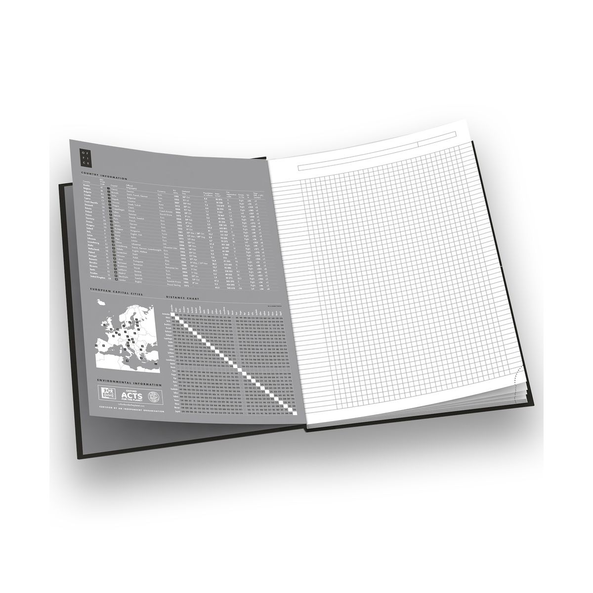 Brulion Essentials A4 96k. 90g krata [mm:] 210x297 Oxford (100100570)