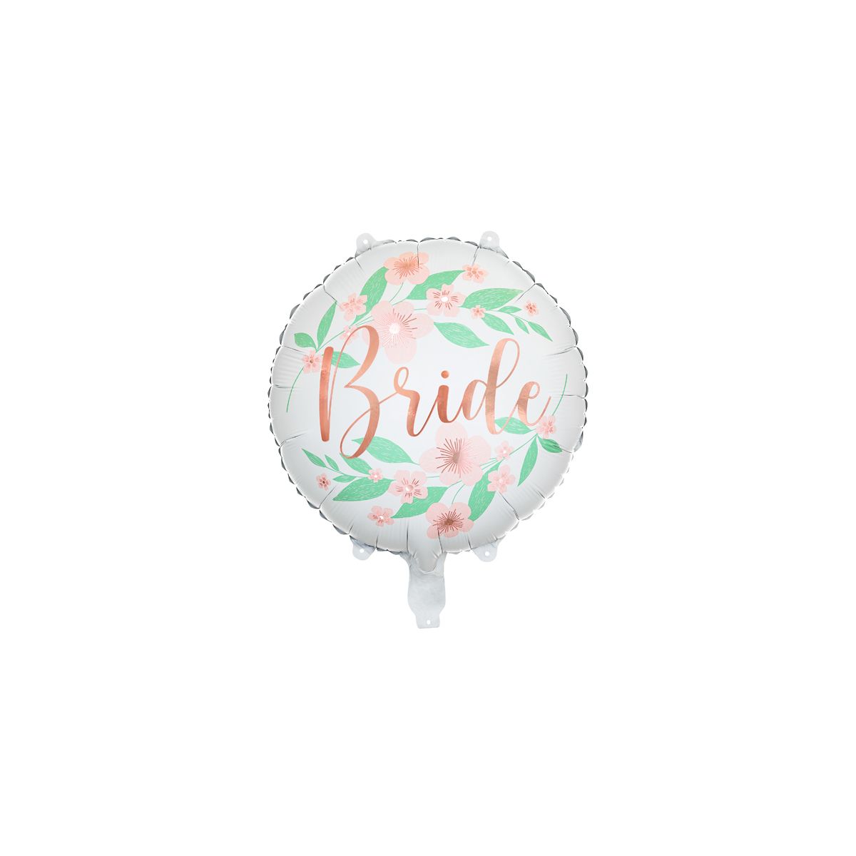 Balon foliowy Partydeco Bride kwiaty 14cal (FB140)