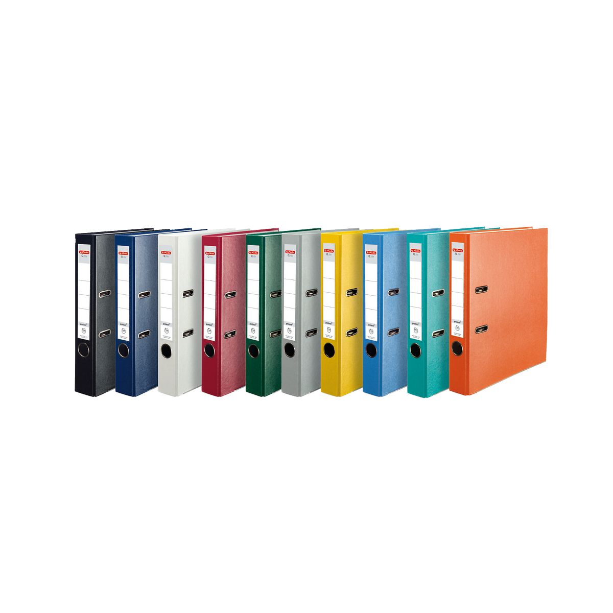 Segregator dźwigniowy Herlitz Q. file Standard 0011178977 A4 50mm pomarańczowy (300003103)