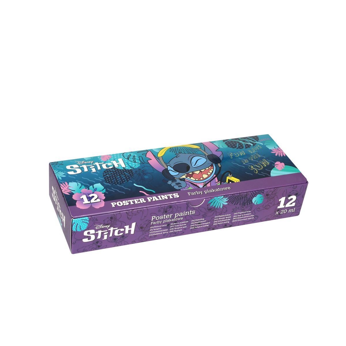 Farby plakatowe Patio Stitch kolor: mix 20ml 12 kolor. (54762PTR)