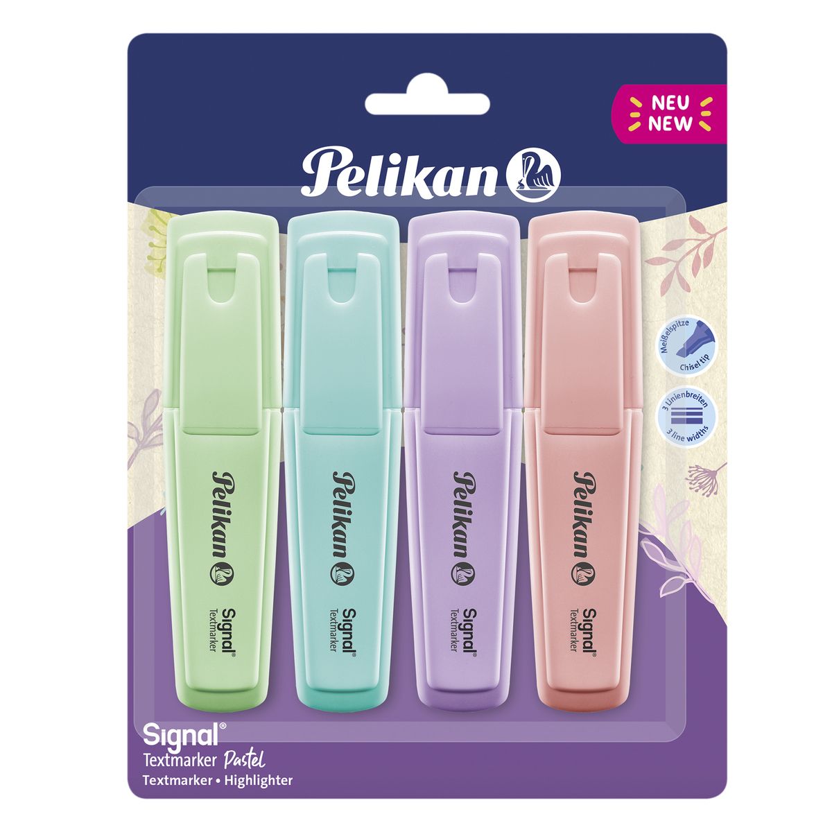 Zakreślacz Herlitz signal pastel mix 4 60078801 mix 1,0-4,5mm (300024505)