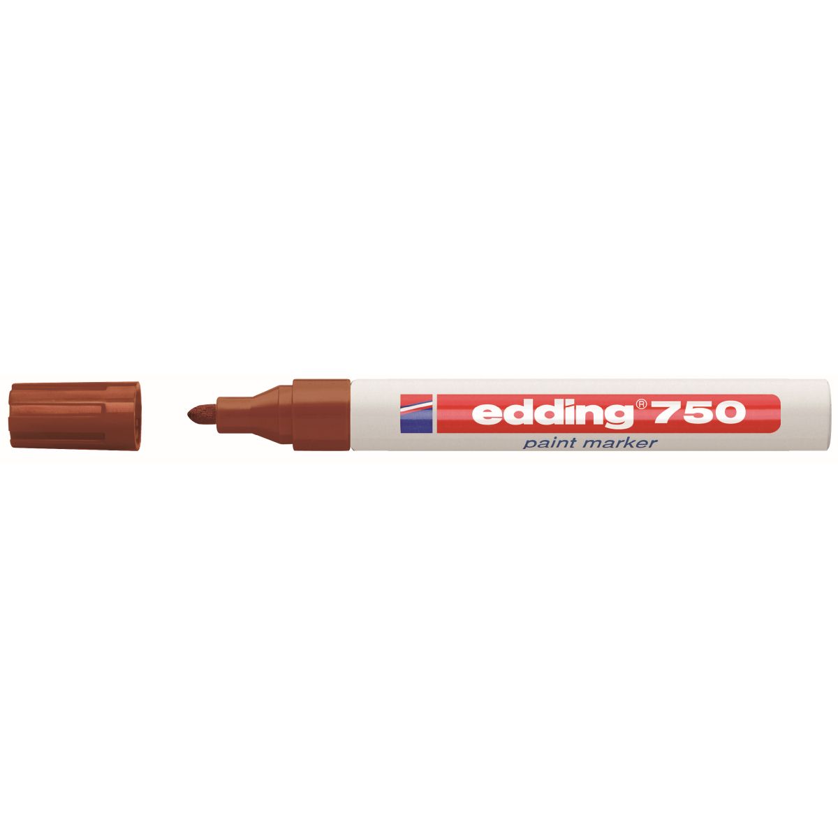 Marker olejowy Edding brązowy (750)