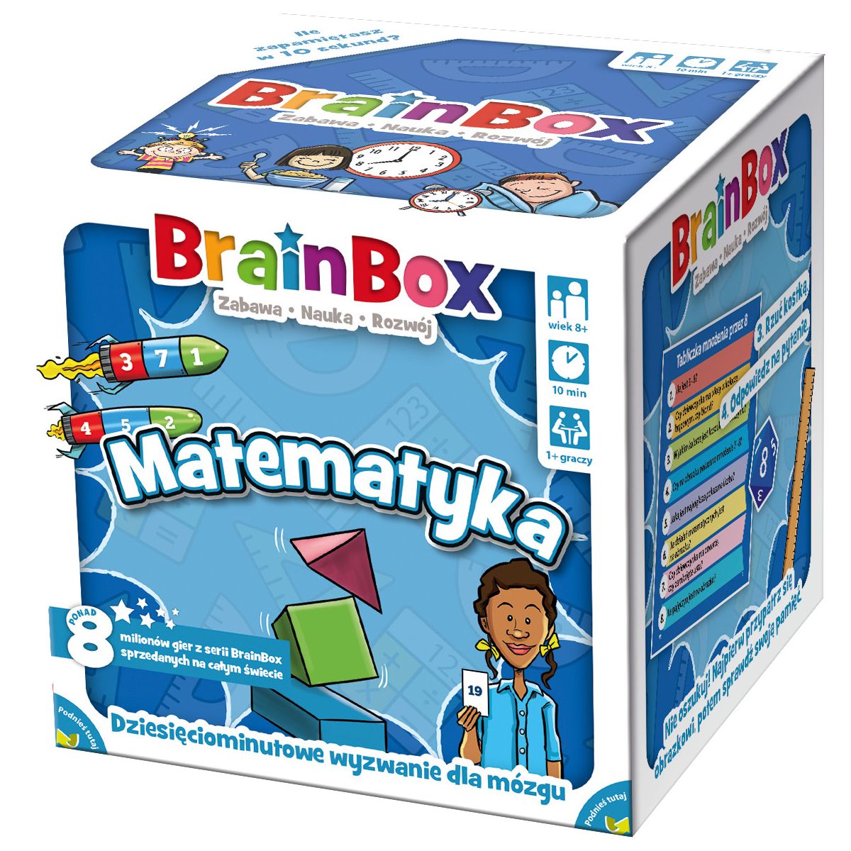 Gra edukacyjna Rebel BrainBox - Dinozaury (5902650616875)