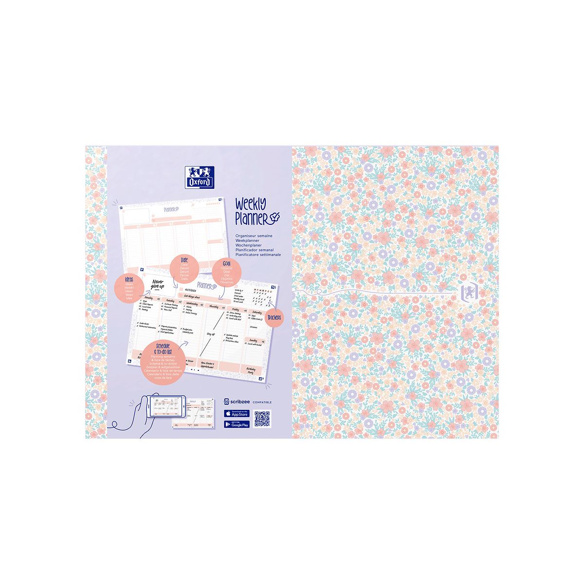 Kalendarz biurkowy (308046) k:510-83 Floral Oxford (400186601)