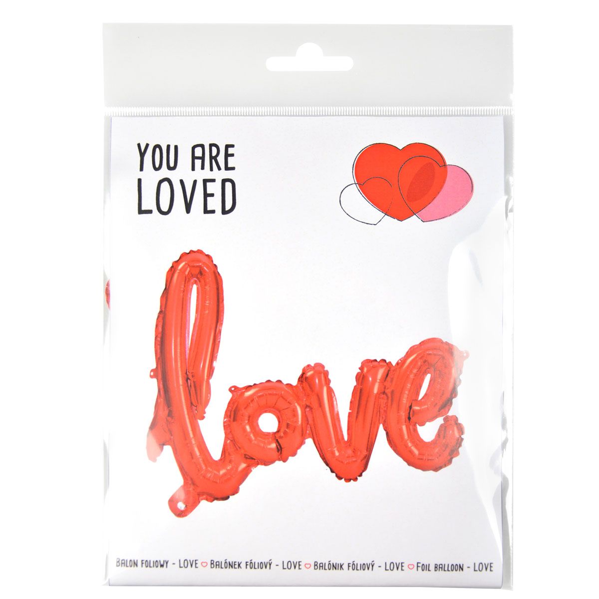 Balon foliowy Arpex Serce love 45x60cm (BL6057)