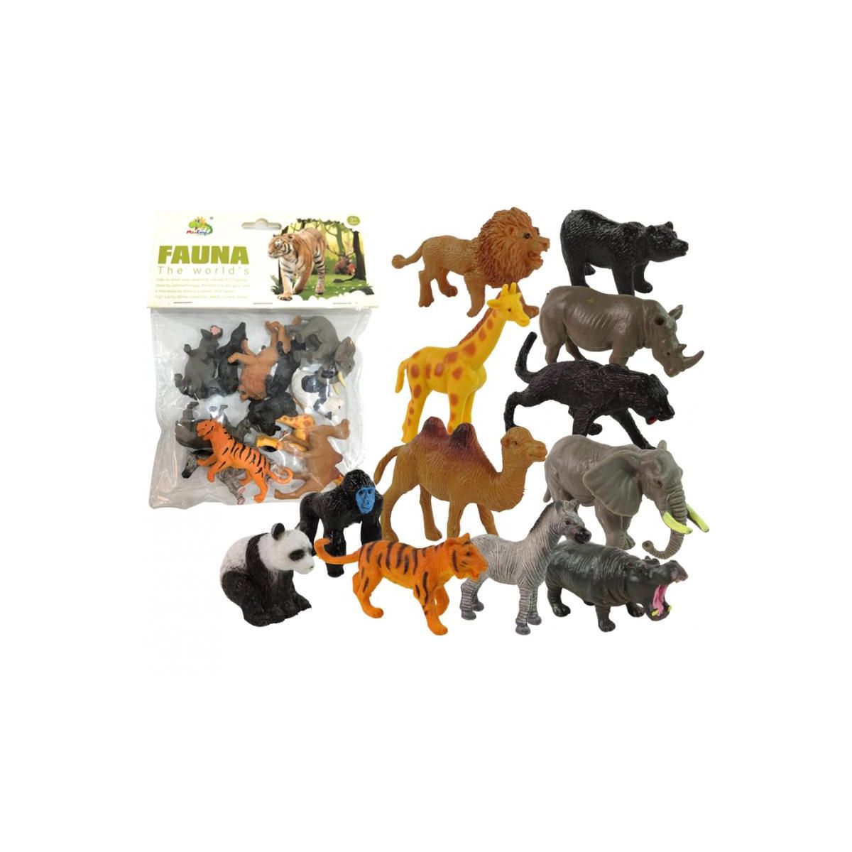 Figurka Trifox ZWIERZĘTA DZIKIE ZOO 12 SZTUK (A-0958)