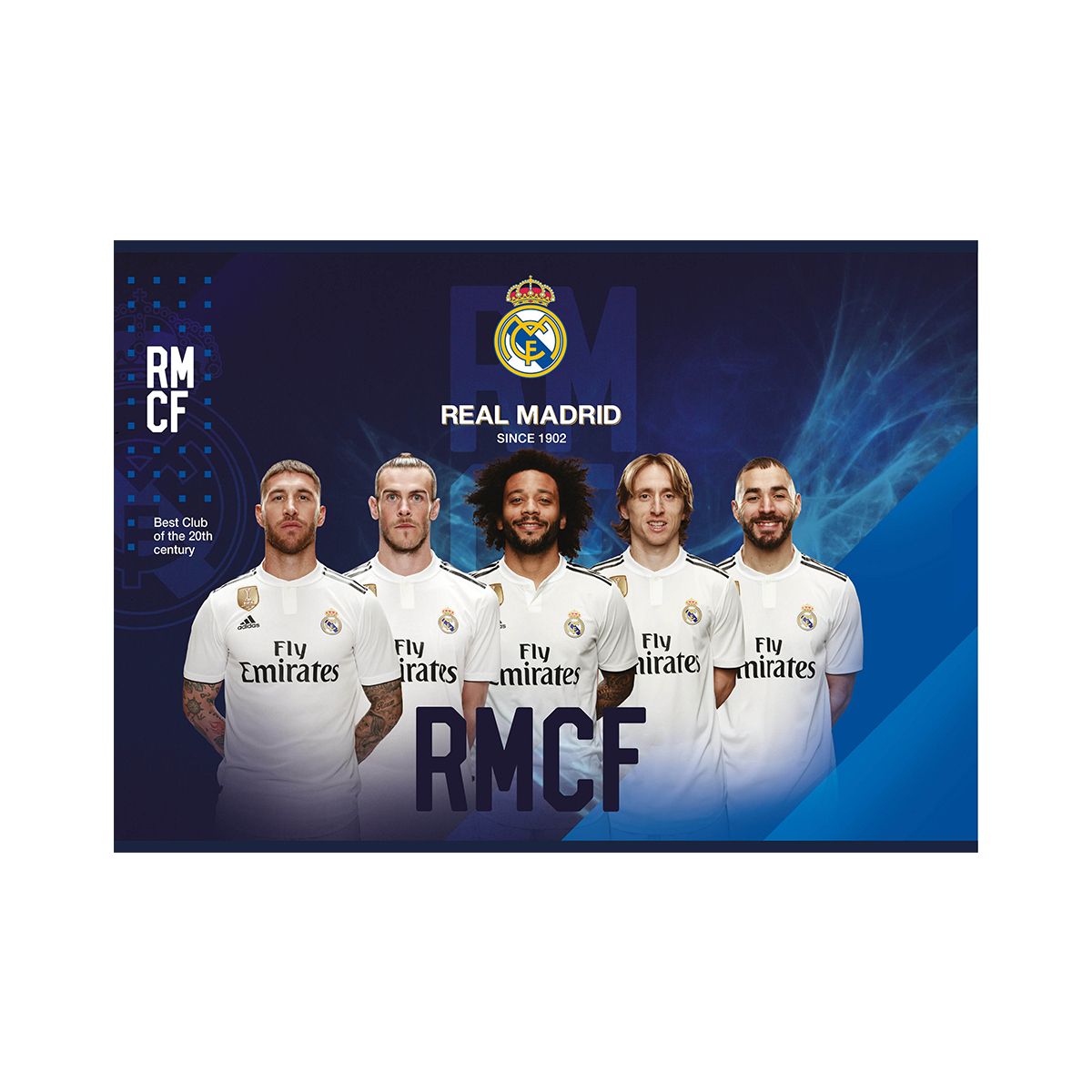 Blok rysunkowy Astra Real Madrid 5 A4 biały 100g 20k (106019002)