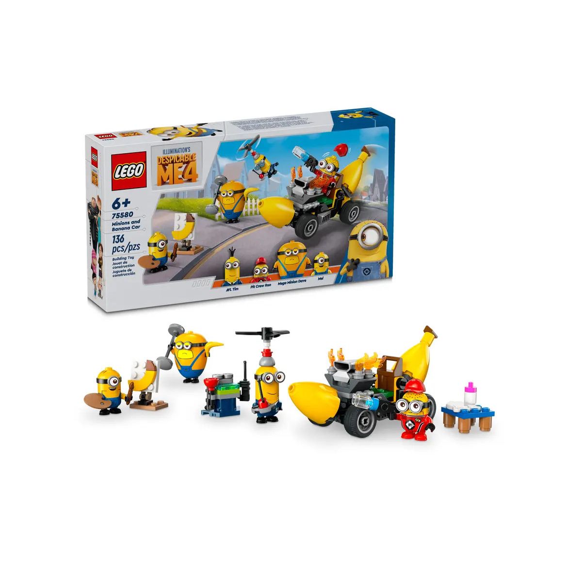 Klocki konstrukcyjne Lego Minionki i bananowóz (75580)