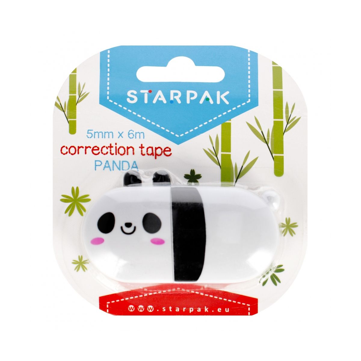 Korektor w taśmie (myszka) Starpak Panda 5x6 [mm*m] (507206)