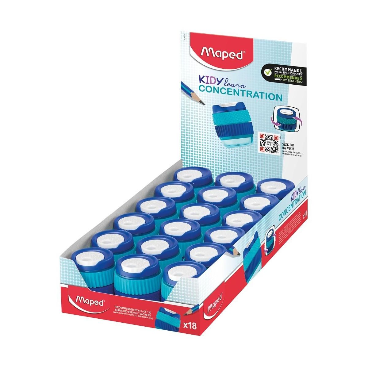 Temperówka KIDY LEARN CONTENTATRION 18 SZT W DISPL mix Maped (014301)