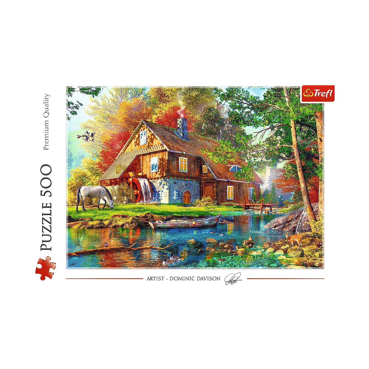 Puzzle Chatka nad rzeką 500 el. Trefl (37484)