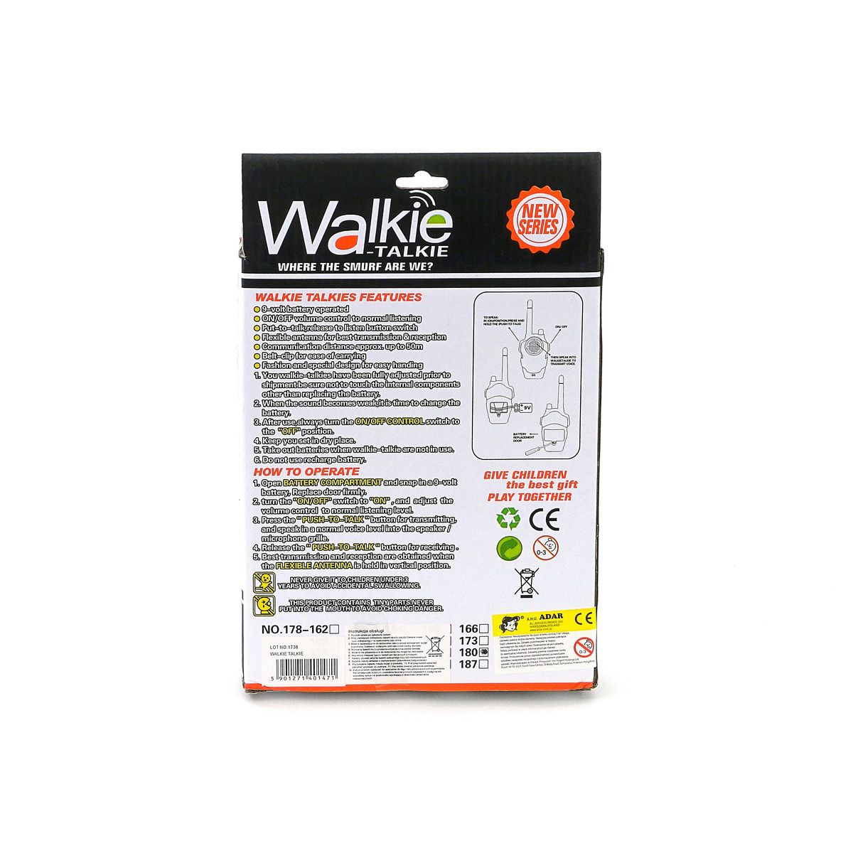 Walkie-talkie Adar WALKIE TALKIE (401471)