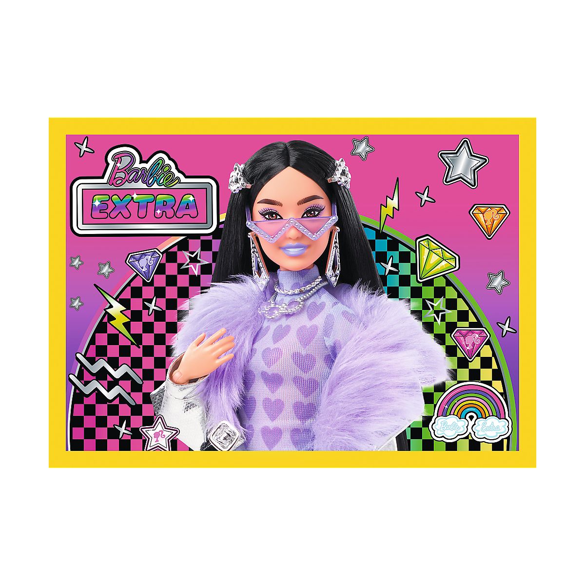 Puzzle Trefl Barbie 4w1 Wesoły świat Barbie 4w1 el. (34626)