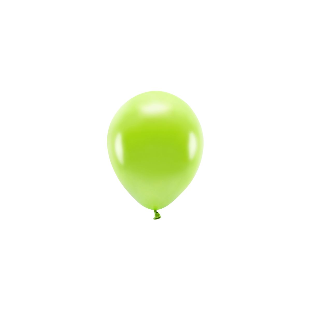 Balon gumowy Partydeco Metalizowane Eco Balloons zielone jabłko 260mm (ECO26M-102J)